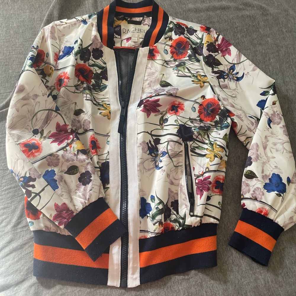 Rachel Roy floral bomber  jacket